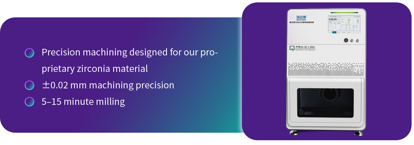 CERLEAD precision milling machine — ±0.02 mm accuracy, 5 to 15 minute milling
