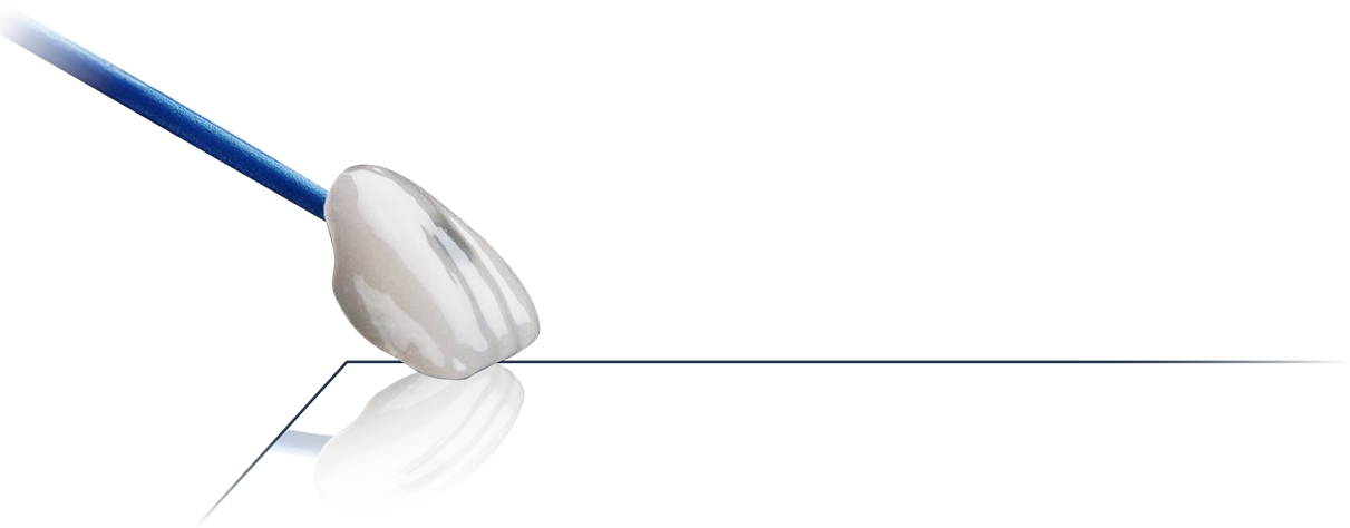Nano-zirconia dental restoration precision illustration